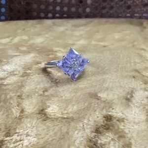 Sparkly Amethyst Purple Costume Jewelry Ring
